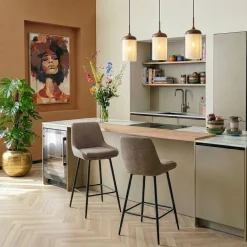 Barkruk Hasselt Taupe