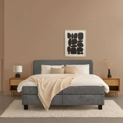 Bed Bilbao Grijs - 160x200 cm
