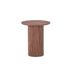 Bijzettafel Misk Bruin - Ø 40 cm