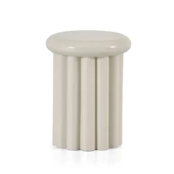 Bijzettafel Mora Greige - Ø 36 cm