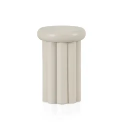 Bijzettafel Mora Greige - Ø 28 cm