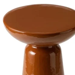 Bijzettafel Valence Bruin - Ø 30 cm