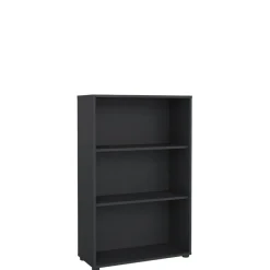 Boekenkast Bram Donkergrijs - 80x124x35 cm