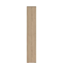 Boekenkast Bram Eiken / Wit - 80x205x35 cm