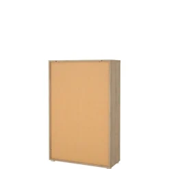 Boekenkast Bram Eiken - 80x124x35 cm
