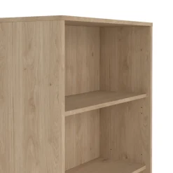 Boekenkast Bram Eiken - 80x124x35 cm