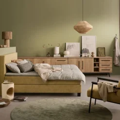 Boxspring Valencia Geel - 180x200 cm