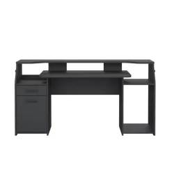 Bureau Boston Donkergrijs - 171x90x63 cm