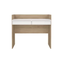 Bureau Boston Eiken / Wit - 103x89x56 cm