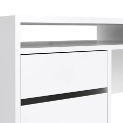 Bureau Boston Hoogglans Wit - 149x78x49 cm