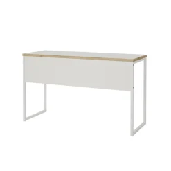Bureau Boston Wit / Eiken - 130x77x49 cm