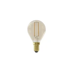 Calex Lichtbron E14 Kogellamp Goud