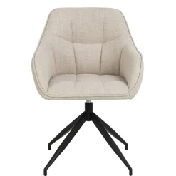 Draaibare Eetkamerstoel Marit Beige