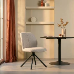 Draaibare Eetkamerstoel Ravels Beige