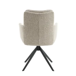 Draaibare Eetkamerstoel Swag Beige