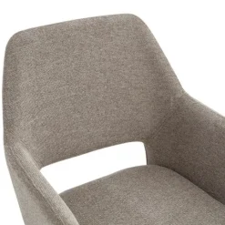Draaibare Eetkamerstoel Tiernan Taupe