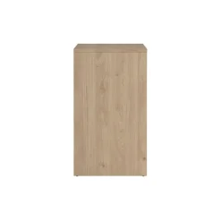 Dressoir Atlanta Eiken / Hoogglans Wit - 119x84x48 cm