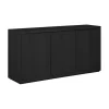 Dressoir Chester Zwart - 155x80x40 cm