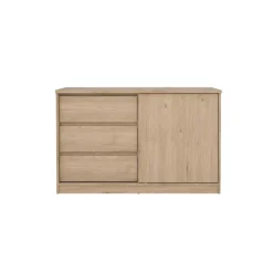Dressoir Luna Eiken - 119x76x50 cm