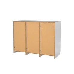 Dressoir Luna Hoogglans Wit - 121x91x50 cm
