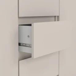 Dressoir Luna Taupe / Eiken - 121x91x50 cm