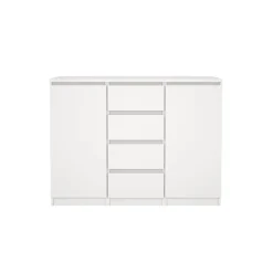 Dressoir Luna Wit - 121x91x50 cm