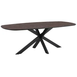 Eettafel Aarhus Grijs/Bruin - 220x105 cm