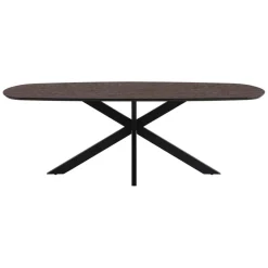 Eettafel Aarhus Grijs/Bruin - 220x105 cm