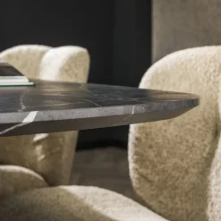 Eettafel Elval Donkergrijs - 180x90 cm