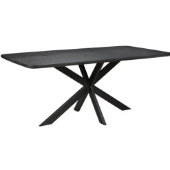 Eettafel Holendrecht Zwart - 200x100 cm