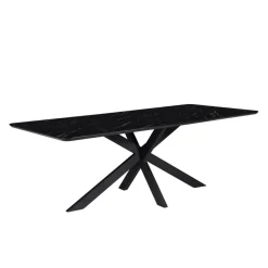 Eettafel Nyborg Zwart - 190x95 cm