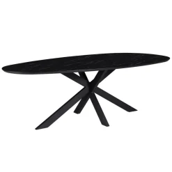 Eettafel Nyborg Zwart - 225x115 cm