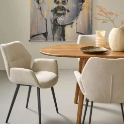 Eettafel Rego Bruin - 220x110 cm