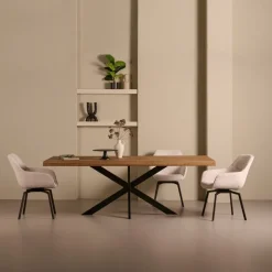 Eettafel Viborg Naturel - 220x100 cm