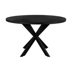 Eettafel Viborg Zwart - Ø 130 cm