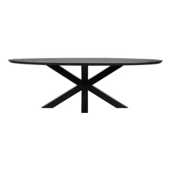Eettafel Viborg Zwart - 240x110 cm