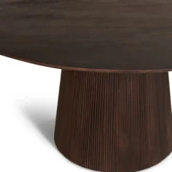 Eettafel Viktor Donkerbruin - Ø 120 cm