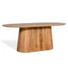Eettafel Viktor Lichtbruin - 180x100 cm