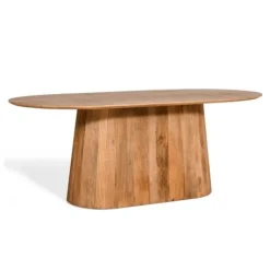 Eettafel Viktor Lichtbruin - 180x100 cm