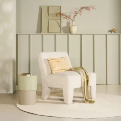 Fauteuil Leeds Beige