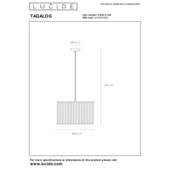 Hanglamp Tagalog Zwart