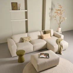 Hocker Kobe Beige - 95x65 cm