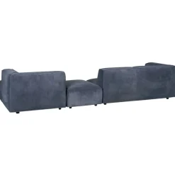 Hoekbank Dundee Rechts Blauw