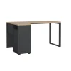 Hoekbureau Bram Eiken / Donkergrijs - 150x76x100 cm