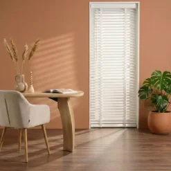 Houten Jaloezie Wit - 60x180 cm