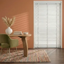 Houten Jaloezie Wit - 140x210 cm