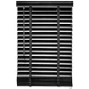 Houten Jaloezie Zwart - 80x210 cm