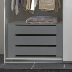 Inzetladeblok 100 cm Bakel Grijs