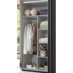 Kastindeling 100 cm Oss Grijs