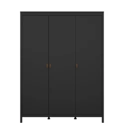 Kledingkast Dallas Zwart - 150x199x59